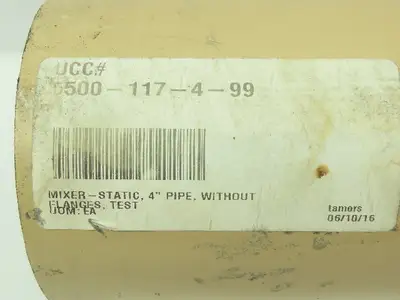Weldbend Static Mixer Pipeline Non-Flanged 12" Steel Weld Pipe Reducer 4"x3"