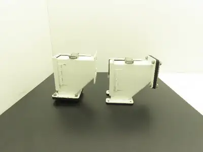 Hoffman F22LE9A Lay In Wireway 2.5" By 2.5" 90° Elbow Cable Management Lot of 2