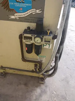 36" COE MODEL #CPRF-S336 POWERED FEED UP COIL TENSION STAND: STOCK #14310