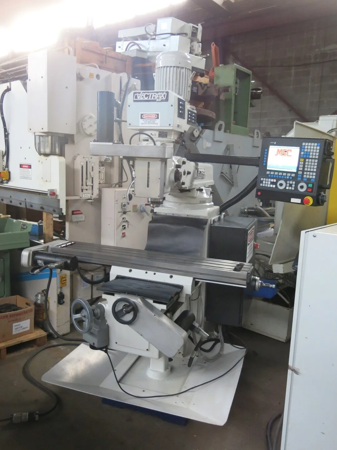Vectrax 10″ x 54″ 3 Axis CNC Milling Machine Fagor Control