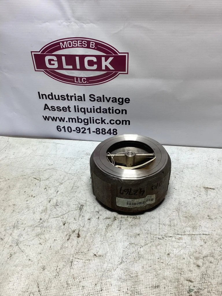Durable 4” WLC Stainless Steel Wafer Flat Face Valve; 5784 30951