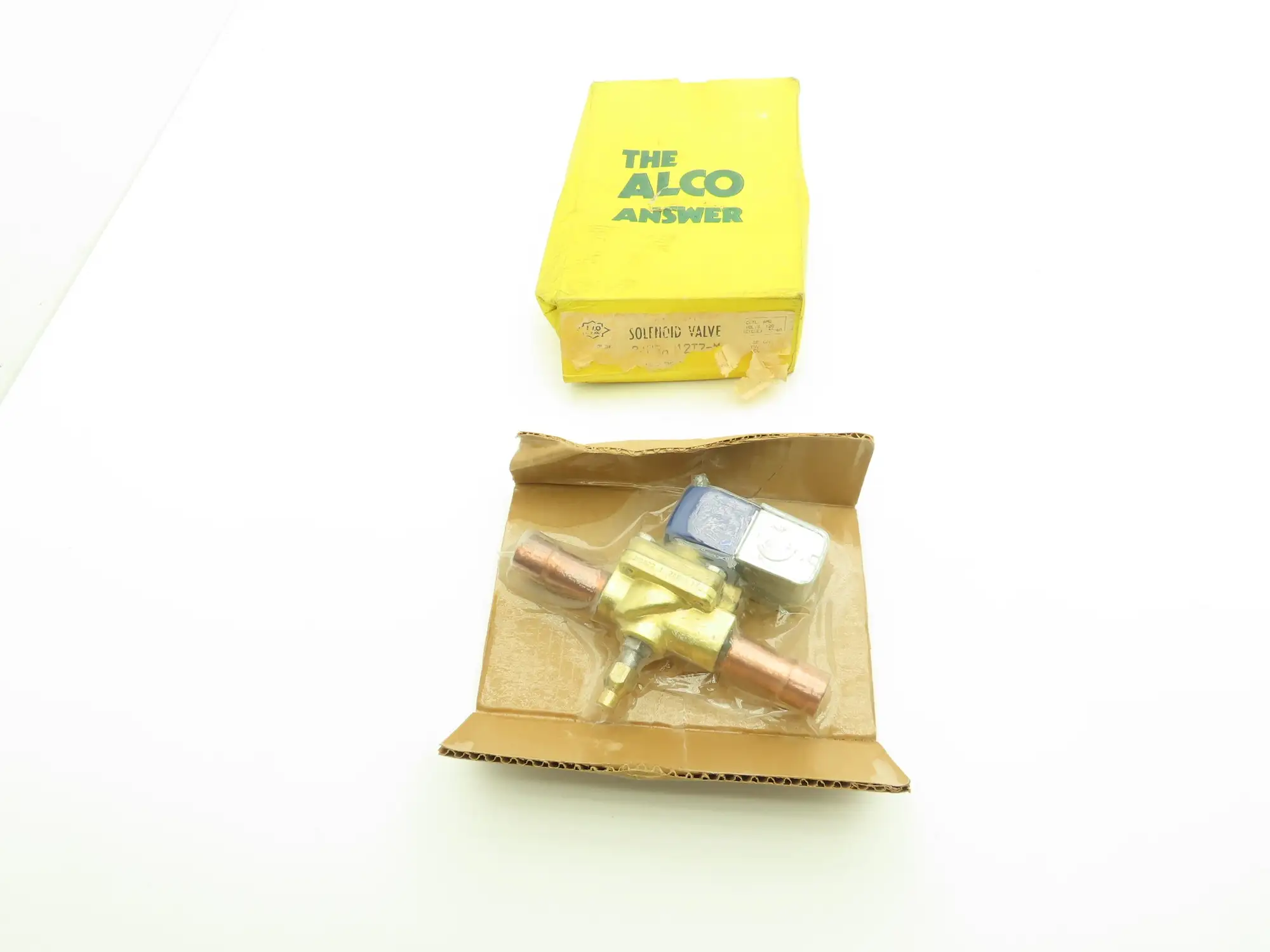 Alco Controls 240RA 12T7-M Refrigerant Solenoid Valve 7/8" ODF Sweat 120VAC