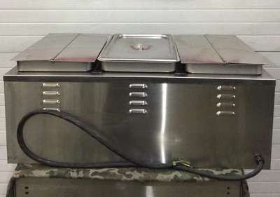 167-0252 Crown Verity CV-3WHS Hot Dog Steamer w/ Bun Warmer