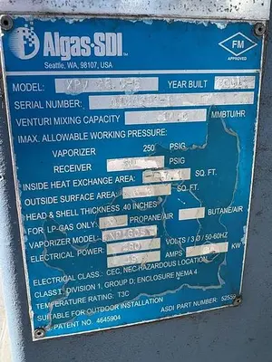 USED 2001 ALGAS SDI XPV 28-5