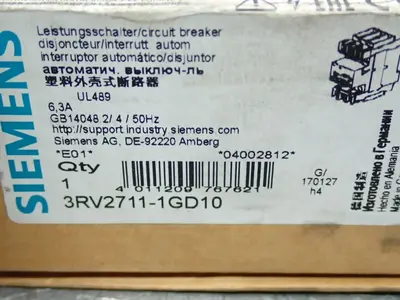 NEW SIEMENS 3RV27111GD10