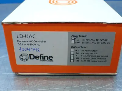 New | in-Stock DEFINE LDUACLV Electrical Controls | HGR 24 #748345