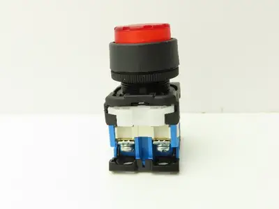 Fuji Electric Pushbutton Red Momentary 22mm 250V 6A Lot of 6