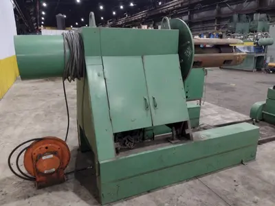 36" WIDE R-PANEL ASC ROLLFORMING LINE WITH REEL & CUT OFF, BECK CONTROLS