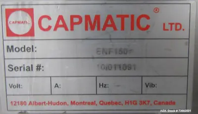 Used CAPMATIC VERIFILL Liquid & Paste Complete Packaging Lines Illinois US | Aaron Equipment #1130451