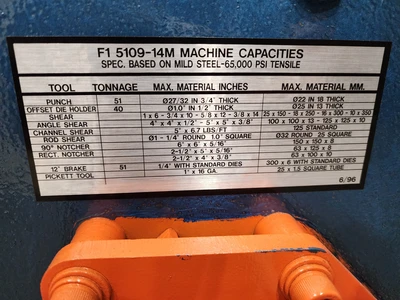 USED SCOTCHMAN FI 5109-14M