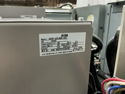 88 TON AIDA MODEL #DSF-N1-800 GAP FRAME SERVEPRO SERVO PRESS 6.3” STROKE 2015 : YOBRO #25100