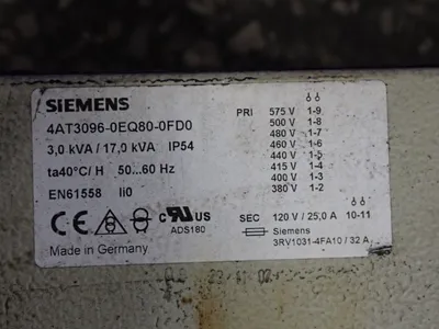 USED SIEMENS 4AT30960EQ800FD0