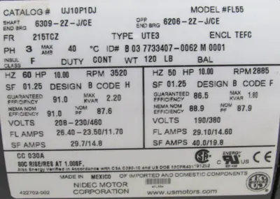 NEW WEINMAN 2G3SWE PUMP 10HP 2G3SWEC0C2 UJ10P1DJ FL55