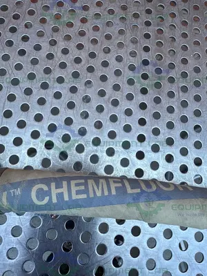 USED SANI-TECH 12" CHEMFLOUR FLUOROPOLYMER HOSE W/ 1/2" SANITARY FITTING