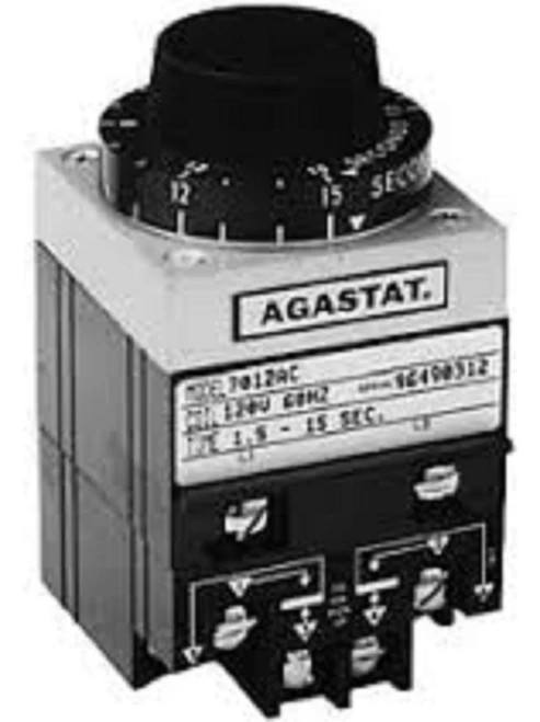 Agastat Tyco TE Connectivity 2412AD Timing Relay, 2.5 - 50 Second Range, 120V 60 [New]