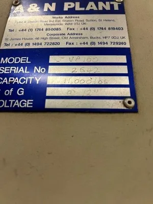 A&N PLANT VP100 Rotary Tables | Bayou Machinery (6)