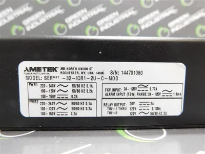 USED AMETEK SERNET-32-ICR1-2U-C-MOD