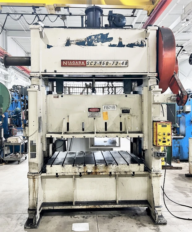 Used 1973 NIAGARA NIAGARA SC2-150-72-48 PRESS Straight Side Presses | Alma Machinery #898738