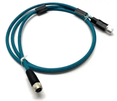 New | in-Stock Balluff Double-Ended Cordset RJ45 to M12 PLC Ethernet Equipment Michigan US | Maverick Industrial Sales #1483239