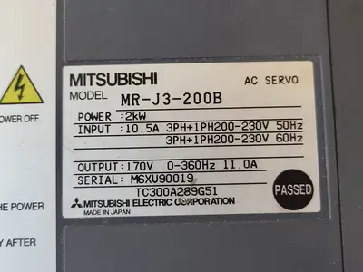 USED MITSUBISHI MR-J3-200B