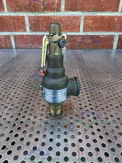 Used KUNKLE VALVE 6010DDM01 SAFETY RELIEF VALVE 3/4" , 180 PSIG Valves/Fittings California US | Equipment Lab #485660