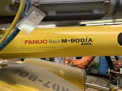 Used SEVERAL FANUC M900IA/400L 6 AXIS CNC ROBOT WITH R30IA CONTROLLER 400KG X 3625MM HIGH REACH Robots | Harbor Machinery Inc. #1283328