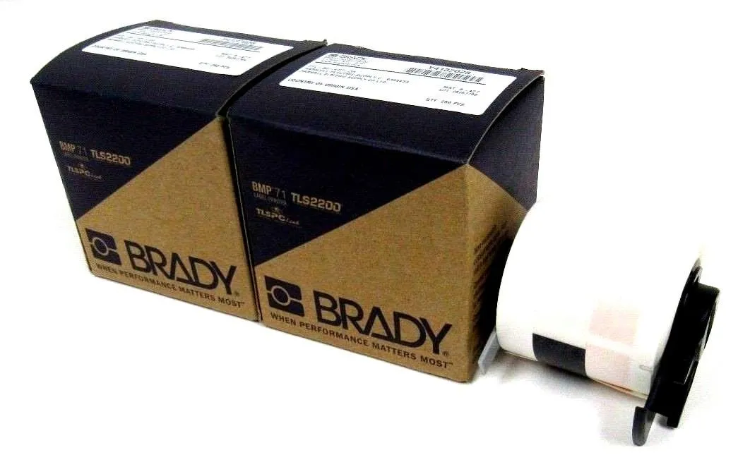 NEW LOT OF 2 BRADY PTL-30-427-OR LABEL PTL30427OR Y4137028