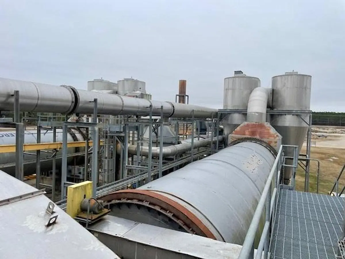Rotary Dryer, 13’ X 60’, Stainless Steel, Triple Pass, Natural Gas or Propane (Qty 2) #5991428