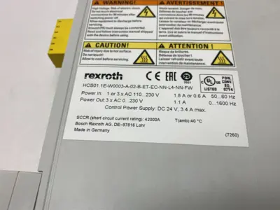 USED BOSCH REXROTH INDRADRIVE COMPACT CONVERTER
