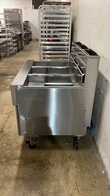 Used Pitco Pitco® Solstice Supreme SSH55 Natural Gas Floor Fryer 120-150 lb - RL Cookers / Coolers / Fryers Illinois US | Falcon Restaurant Supply #1373542
