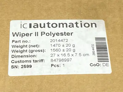 NEW IC AUTOMATION IC AUTOMATION WIPER II
