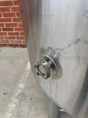 Unknown Brand 1500 Liters Stainless Steel Jacketed Holding Tank