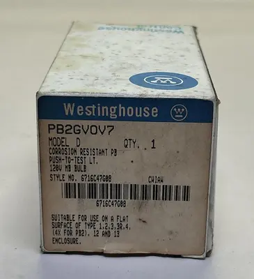 Used WESTINGHOUSE PB2GV0V7 Indicators | Surplus Asset Holdings #1227302