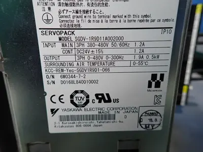 NEW YASKAWA ELECTRIC SGDV1R9D11A002000