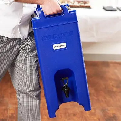 5 Gallon Green Insulated Beverage Dispenser - 6 colors