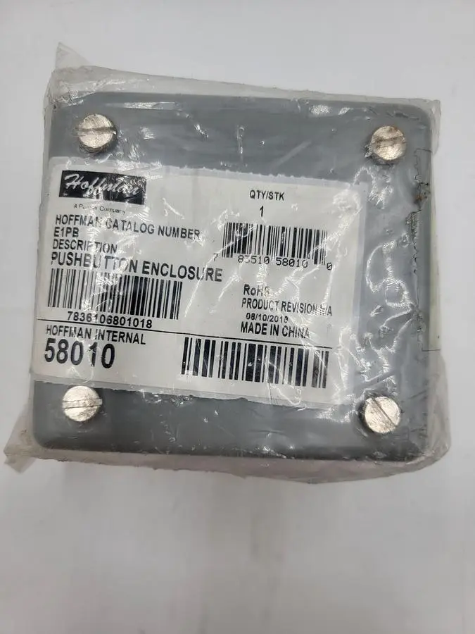 New | in-Stock NVENT NVENT HOFFMAN 58010 SCREW DOWN COVER *NEW SEALED* Nuts & Screws | ND Industrial Surplus #1217169
