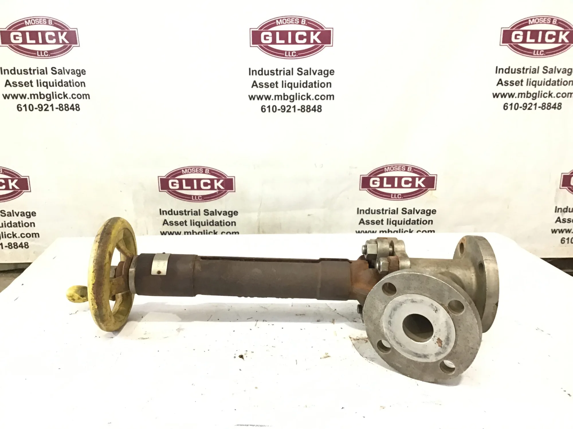 Flanged Control Valve w/ Handwheel Actuator Stainless Steel Y-Pattern 278-11006