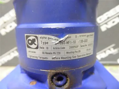 Wittenstein alpha SP 060-MF1-10 Servo Motor Gearhead Ratio 10 Used