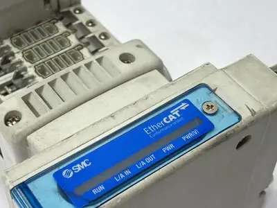 VV5QC11-05C45DA-D0S | SMC  Pneumatic Manifold Base 5-Station EX260-SEC1 EtherCAT - Used