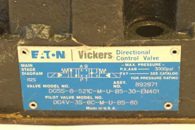 NEW VICKERS DG5S-8-521C-M-U-B5-30-EN401 VALVE/MANIFOLD DG5S8521CMUB530EN401