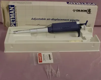 QTY. 1. RAININ / GILSON PIPETMAN ADJUSTABLE AIR DI...