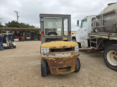 Caterpillar DP45 Diesel Forklift, Single Stage, Side Shift, Clamp, 21,265.4 Hours Indicated (Bad