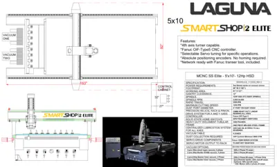 Laguna SmartShop® 2 Elite CNC Router