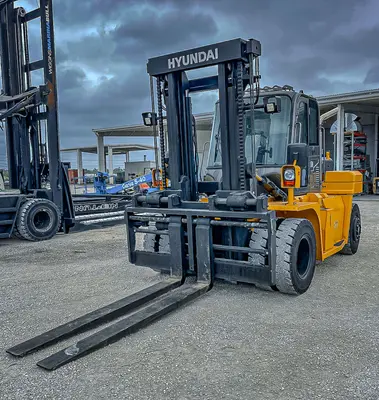 Used 2019 HYUNDAI 110D-9 Internal Combustion Forklifts: Pneumatic Tire Florida US | Forklift Exchange #1274802