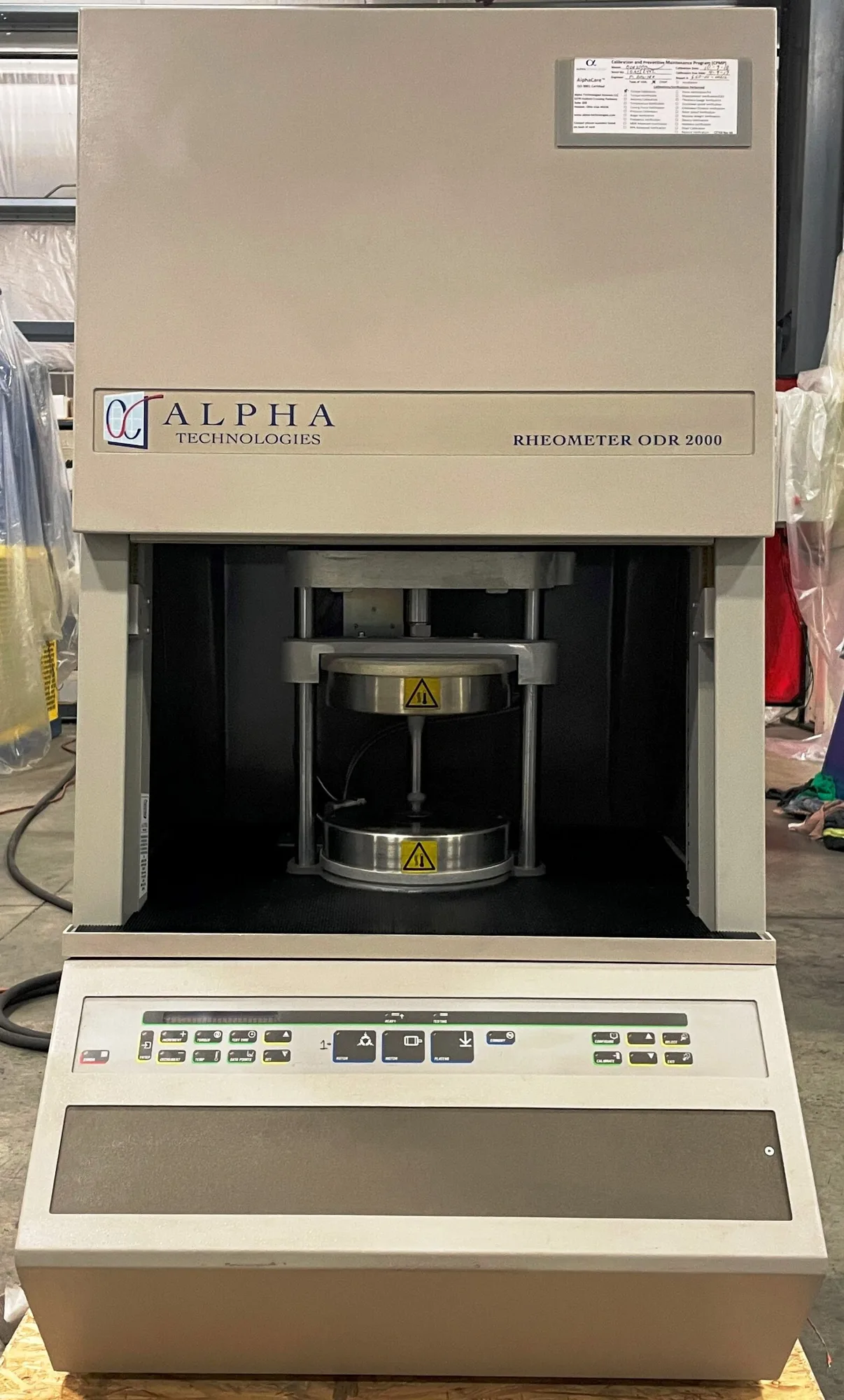 Alpha Technologies ODR 2000 Rheometer, Item # 1950