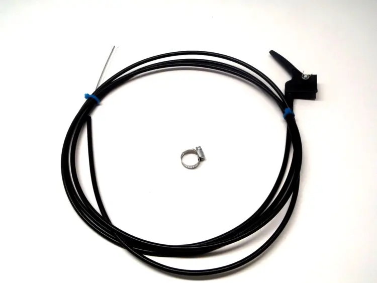 Used GENERIC SHOP STORE CART LEVER 5' CABLE BLACK 1/2" CLAMP Clamps | Maverick Industrial Sales #1119993