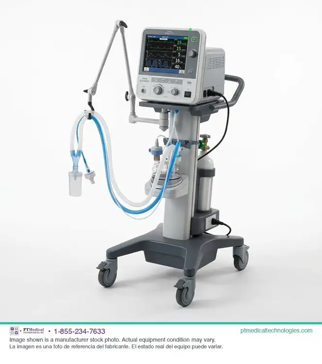 Used PHILIPS RESPIRONICS RESPIRONICS V60 BROKEN SCREEN PARTS UNIT Respirators / Ventilators Texas US | PT Medical Technologies #1458470