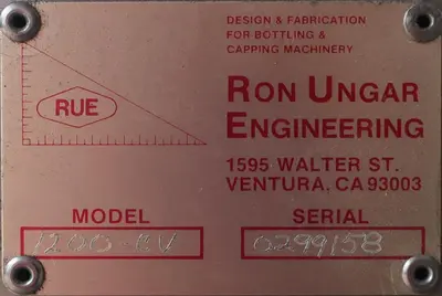 USED RON UNGAR ENGINEERING 1200-CV