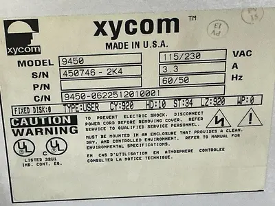 USED XYCOM 9450