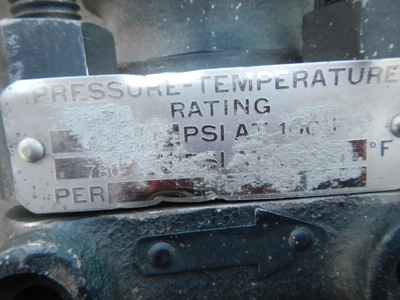Fisher 1/2" 600 Rating, WCB Steel Threaded Control Valve